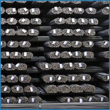 每一扎鋼材用一張抗金屬電子標(biāo)簽，通過手持機(jī)來管理鋼材標(biāo)簽